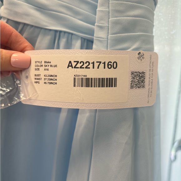 Azazie Blake - blue - NWT - 16 - Picture 16 of 16